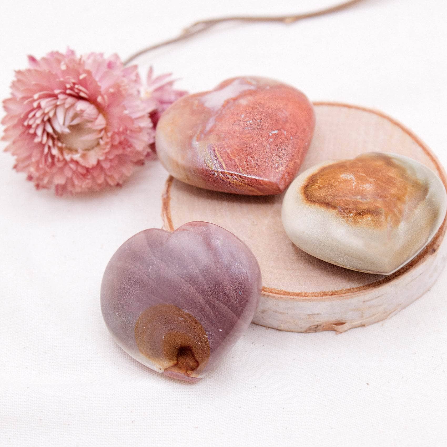 TR-FH-PCJ-QE-M-1 Polychrome Jasper Hearts-AAA Premium Quality - Image 5