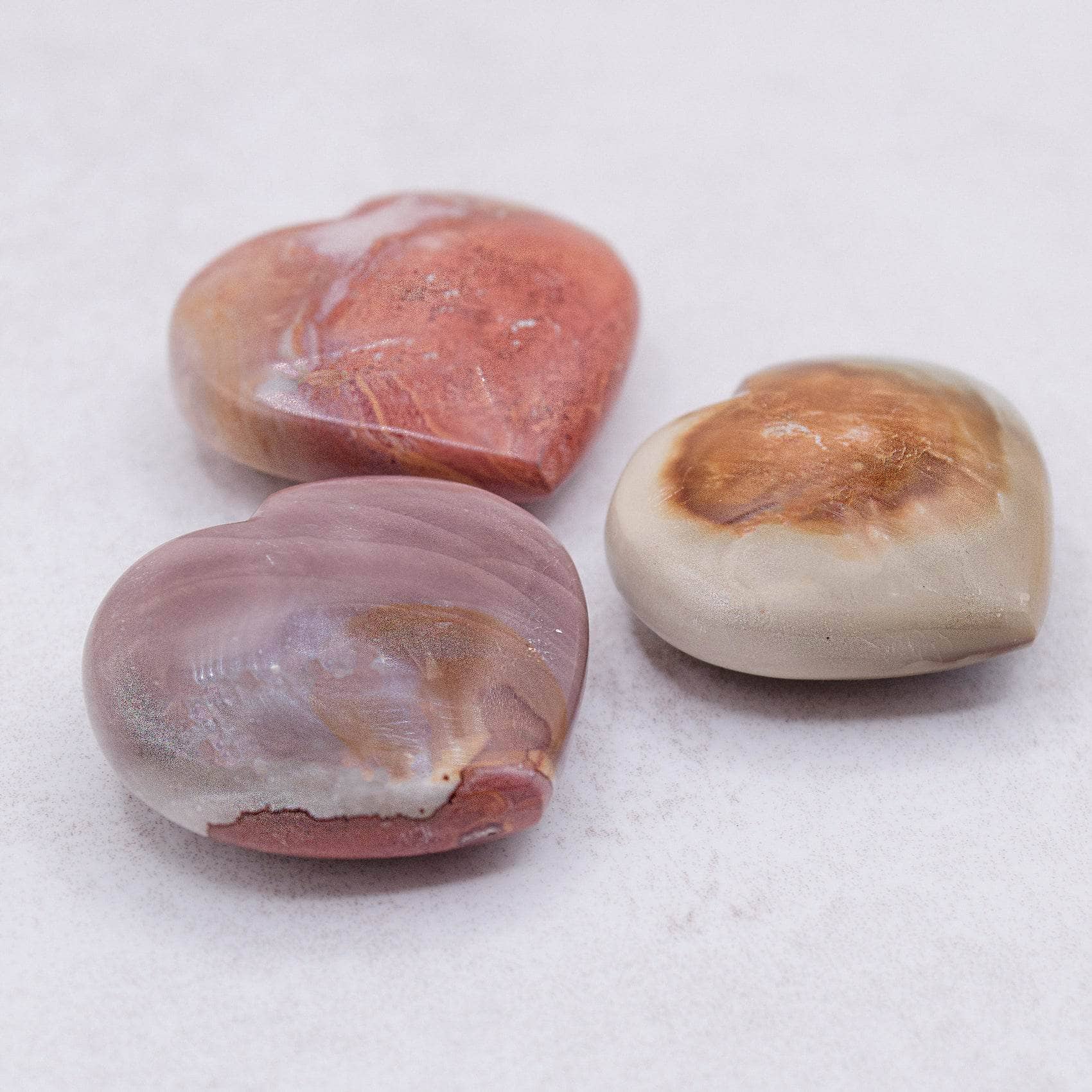 TR-FH-PCJ-QE-M Polychrome Jasper Hearts-AAA Premium Quality - Image 8