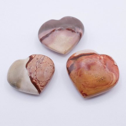 Polychrome Jasper Hearts-AAA Premium Quality