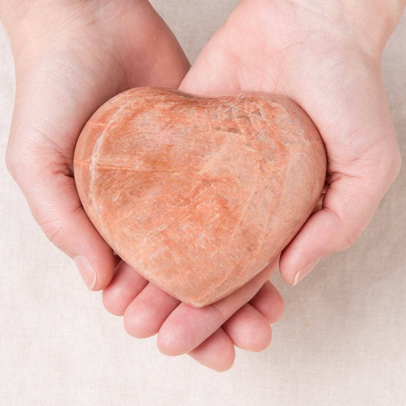 TR-FH-PM-ml-L Peach Moonstone Hearts - AAA Premium Quality - Image 7