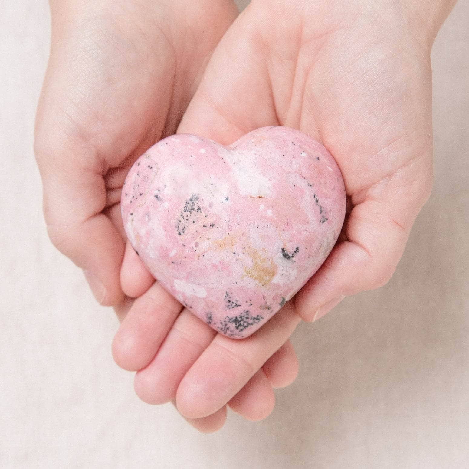 TR-FH-RHO-ml-L Peruvian Rhodonite Hearts - AAA Premium Quality - Image 9