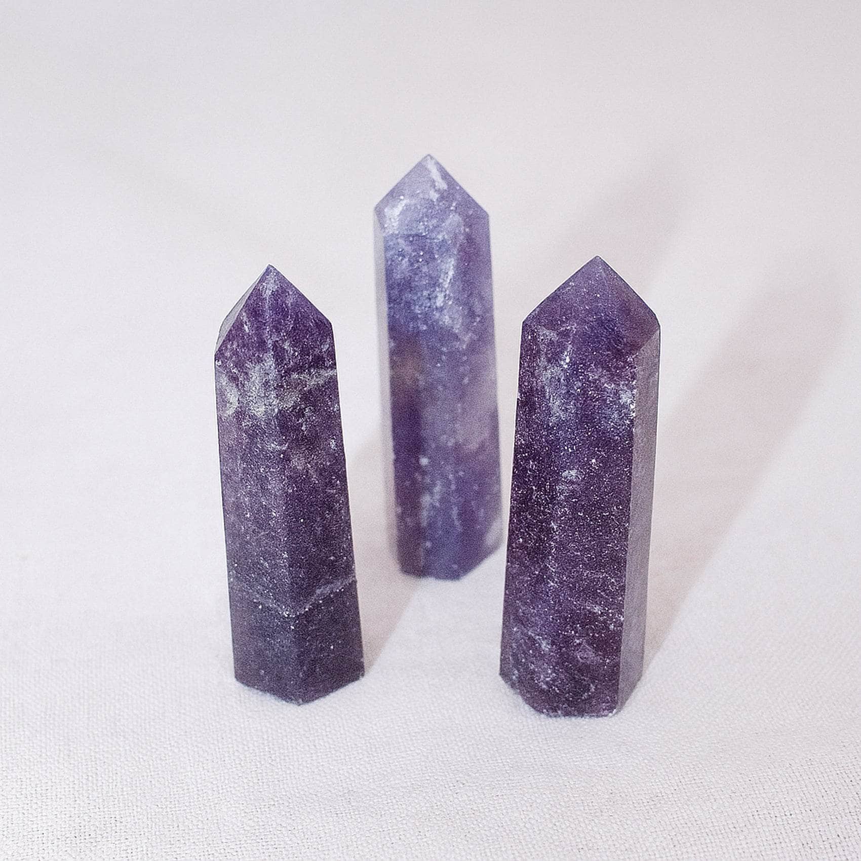 TR-JSYCOO32-JAS-DK-1 Lepidolite Crystal Point - AAA Premium Quality - Image 1