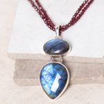 Handmade Labradorite Pendant Necklace - Image 2