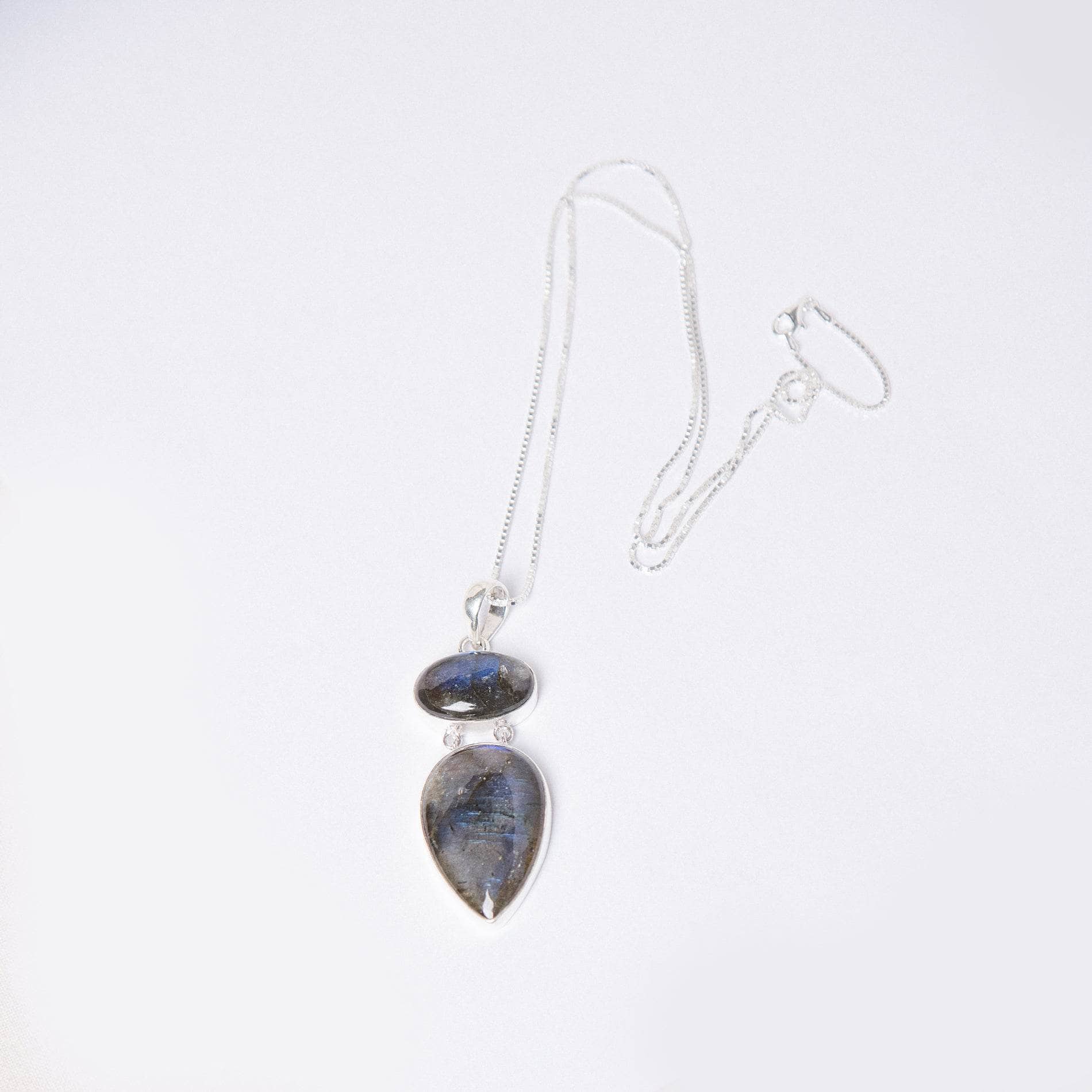 TR-LBD-1-208-RJ-2 Handmade Labradorite Pendant Necklace - Image 8