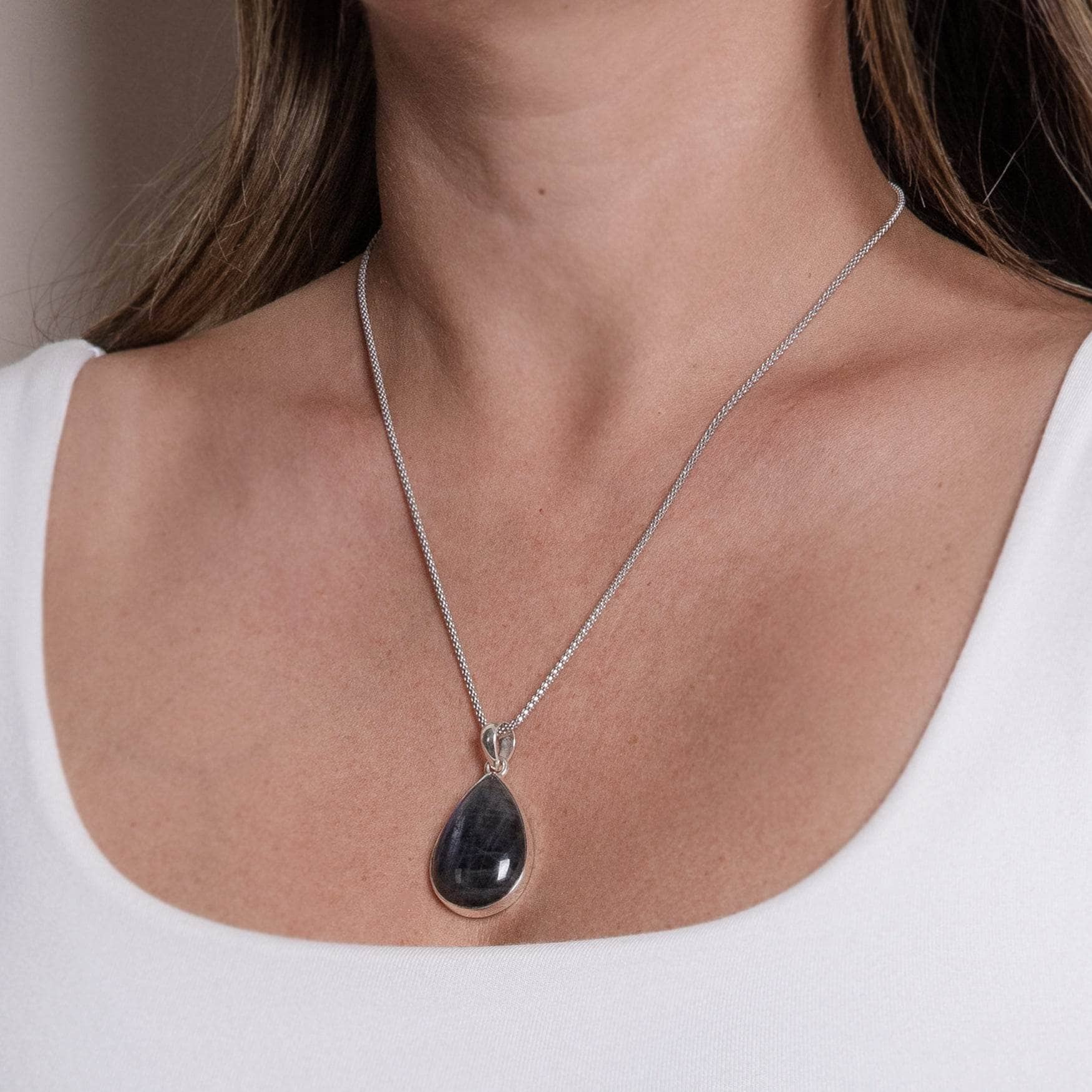 TR-LBD-1-496_bc1890fb-b1d0-4ca8-961e-6a82e7603a77 Genuine Labradorite Teardrop Pendant Necklace - Image 21