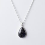 Genuine Labradorite Teardrop Pendant Necklace - Image 27