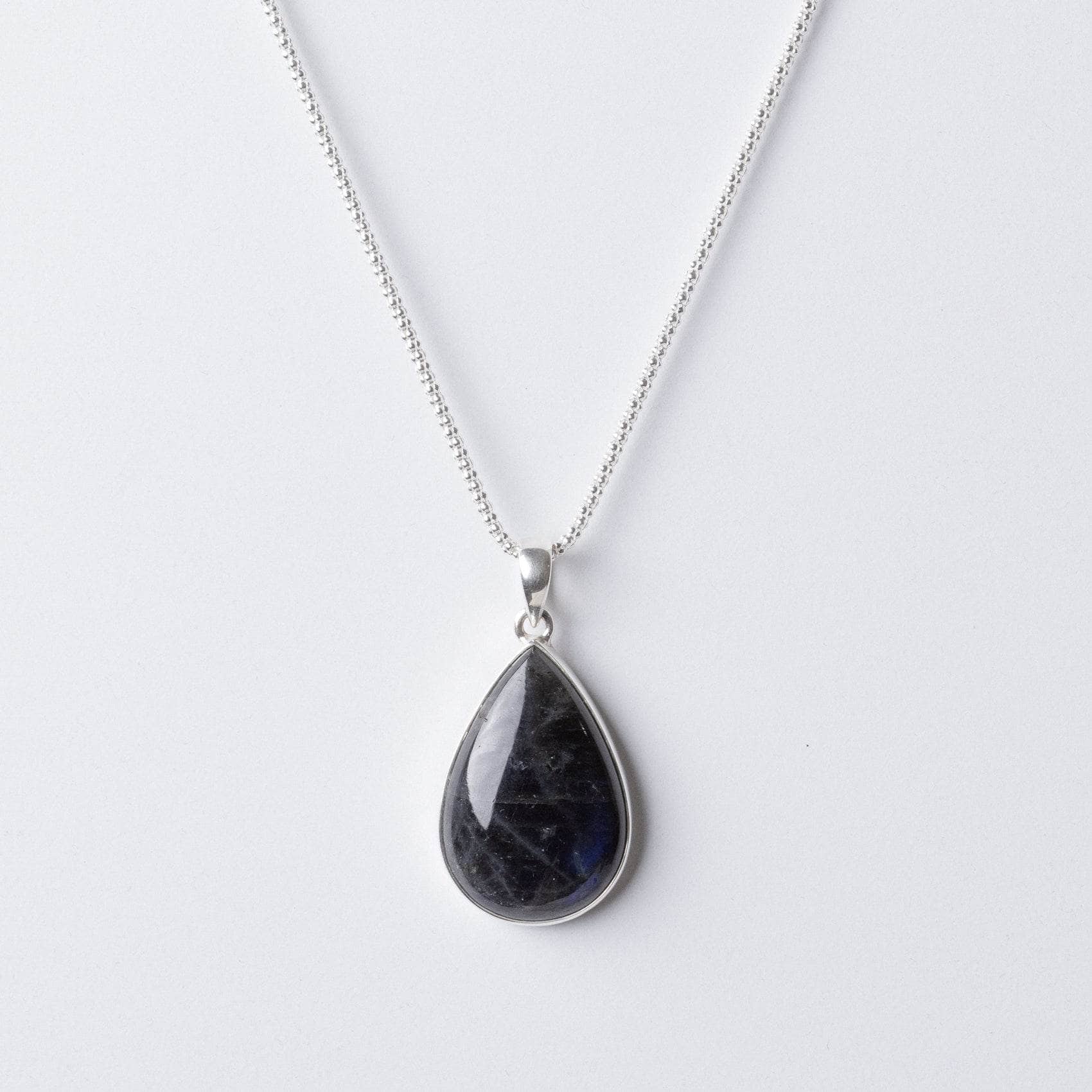 TR-LBD-1-525_f6391345-95ab-48fa-a819-fb80b17e478e Genuine Labradorite Teardrop Pendant Necklace - Image 27
