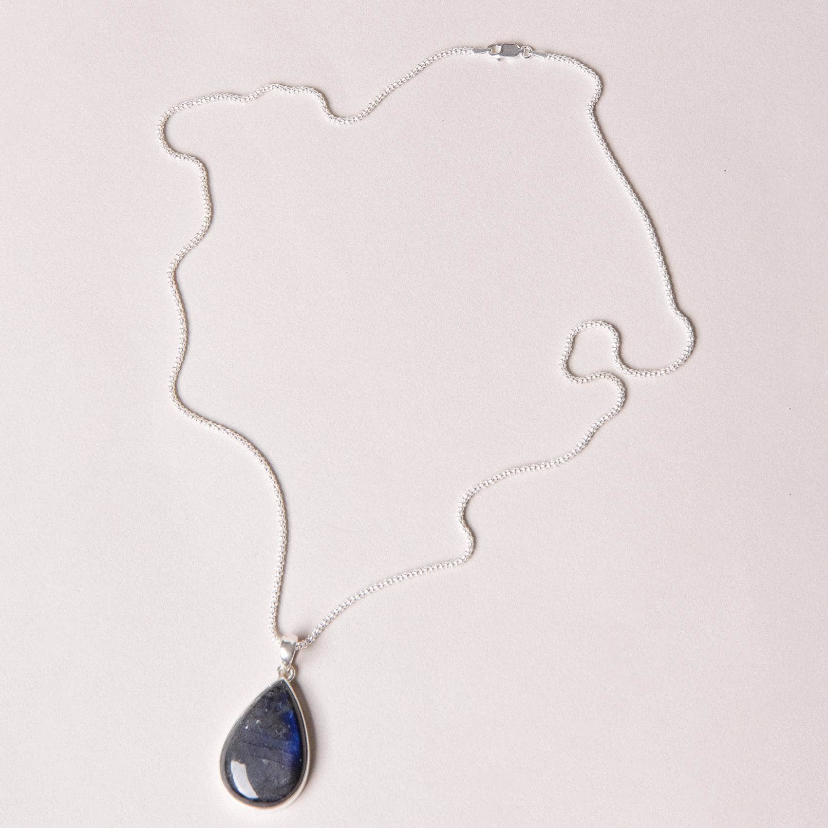 TR-LBD-525_59849e70-f1c4-4fec-9016-a0241cce247b Genuine Labradorite Teardrop Pendant Necklace - Image 30