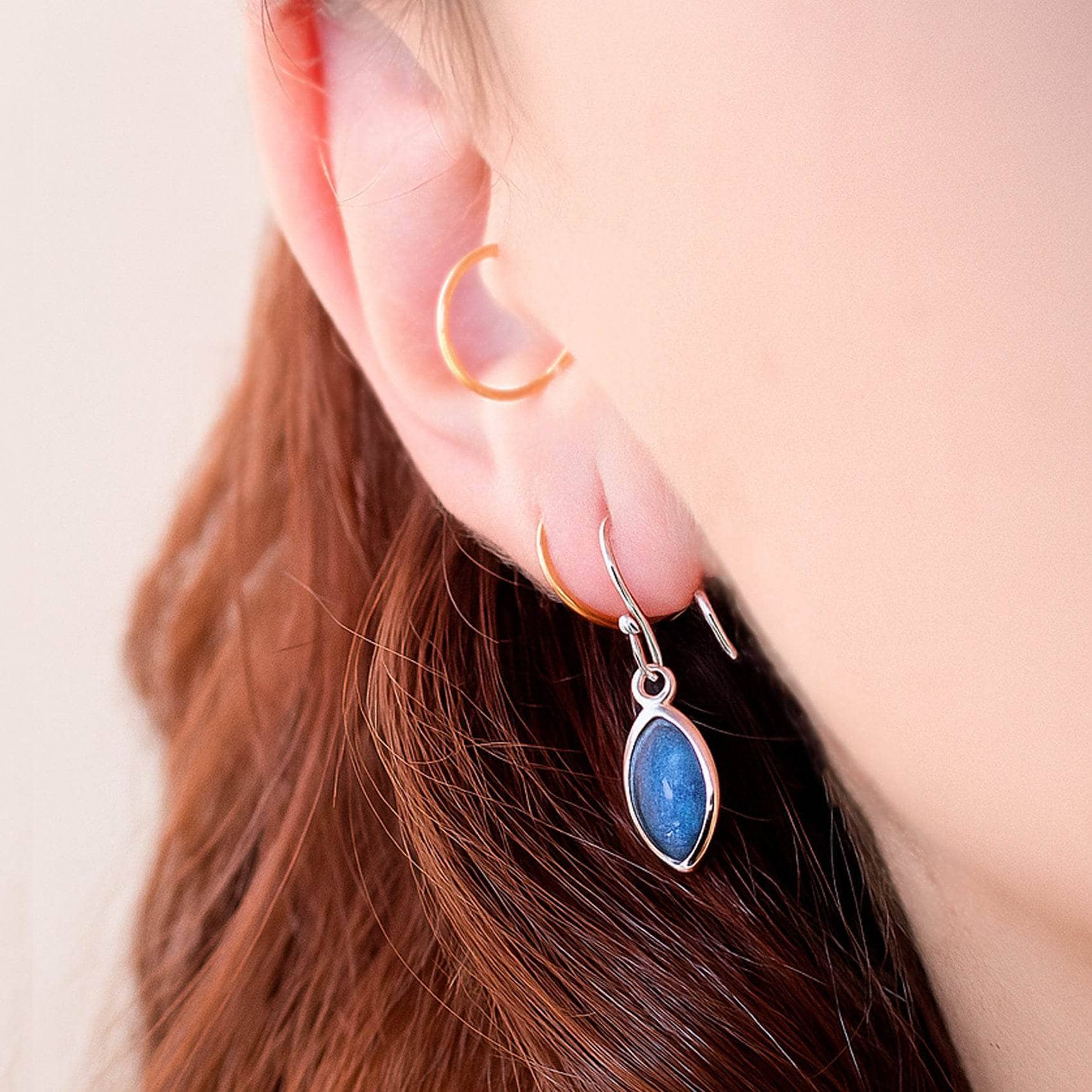TR-LBD-RDE-1166-RJ Labradorite Marquise Cut Earring - Image 3