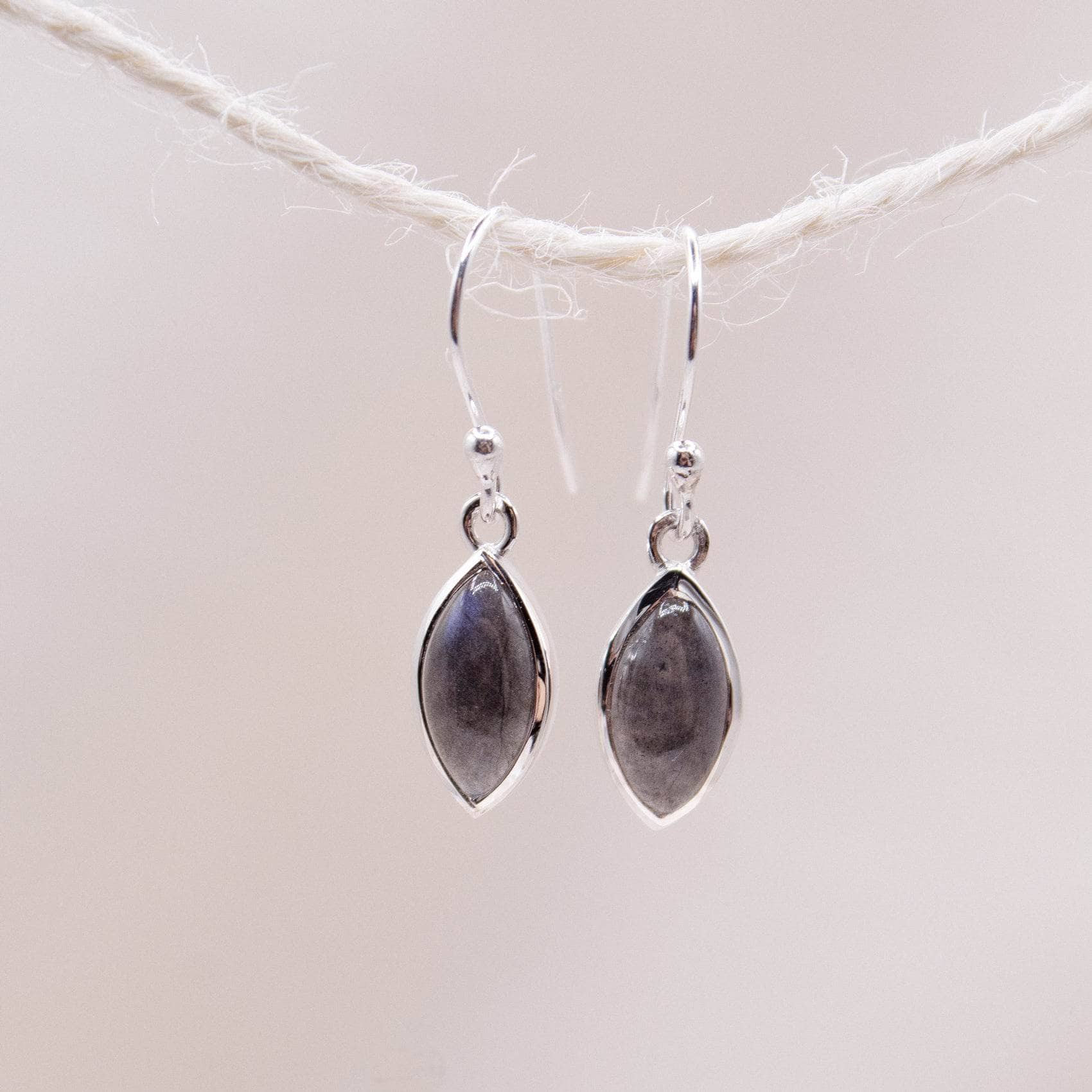 TR-LBD-RDE-1166 Labradorite Marquise Cut Earring - Image 4