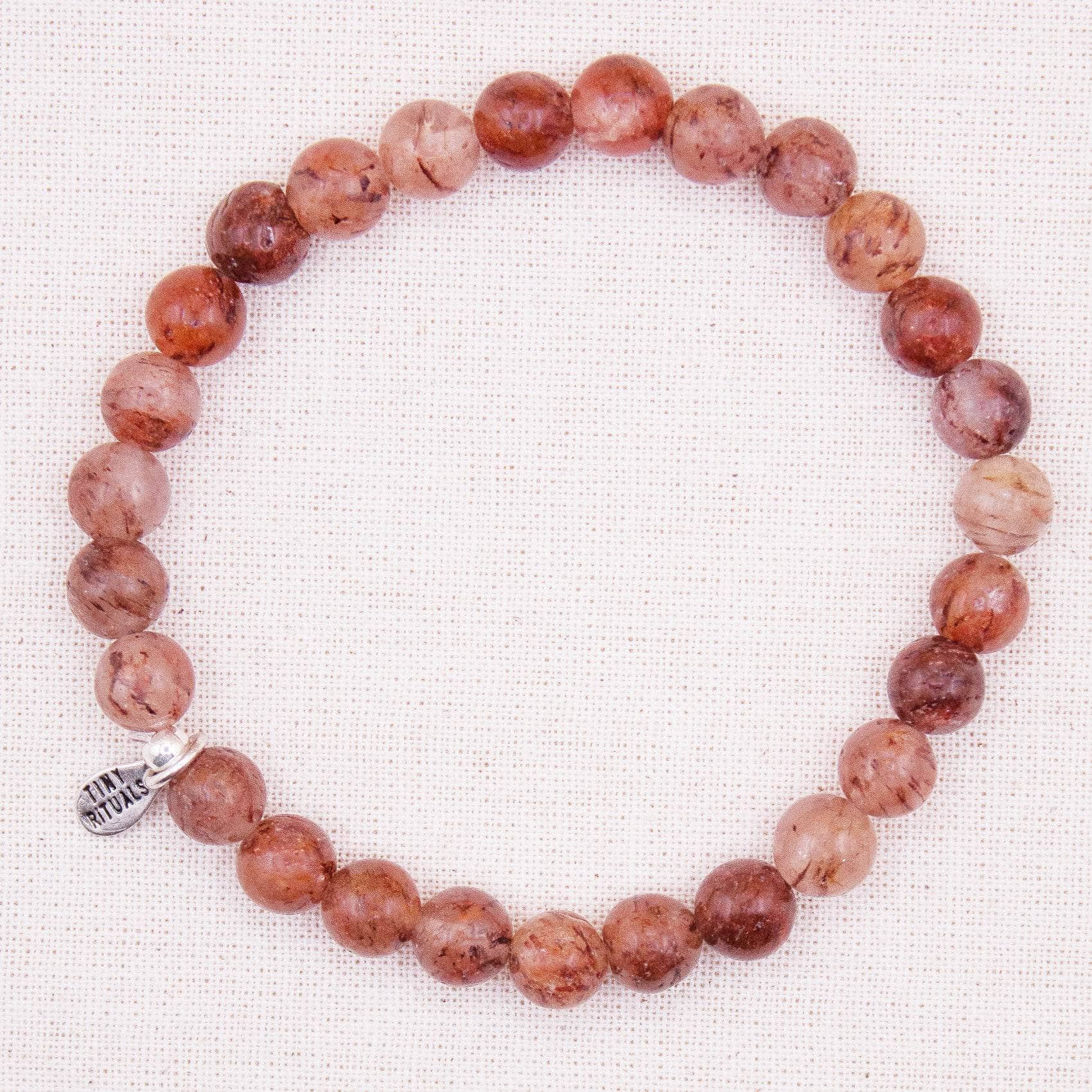 TR-MH01-AFG6-S-1_7ceb799f-9c47-4321-91ad-17517436c9c4 African Red Ghost Energy Bracelet - 6mm - Image 1