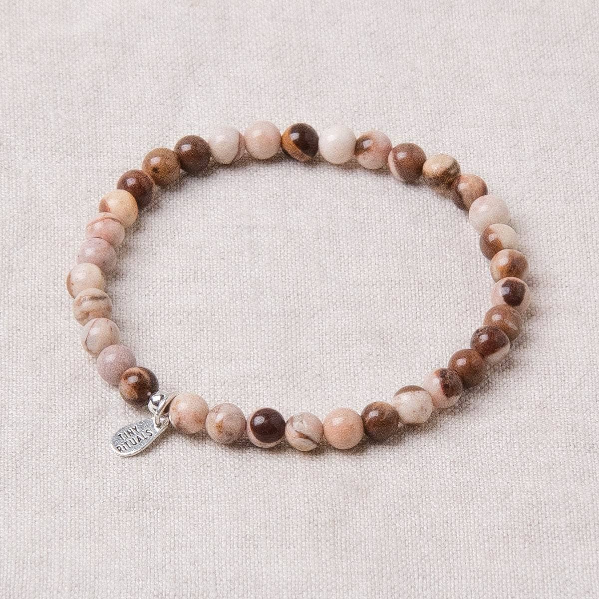 TR-MH01-AZJ-6 Natural Australian Zebra Jasper Energy Bracelet - Image 5