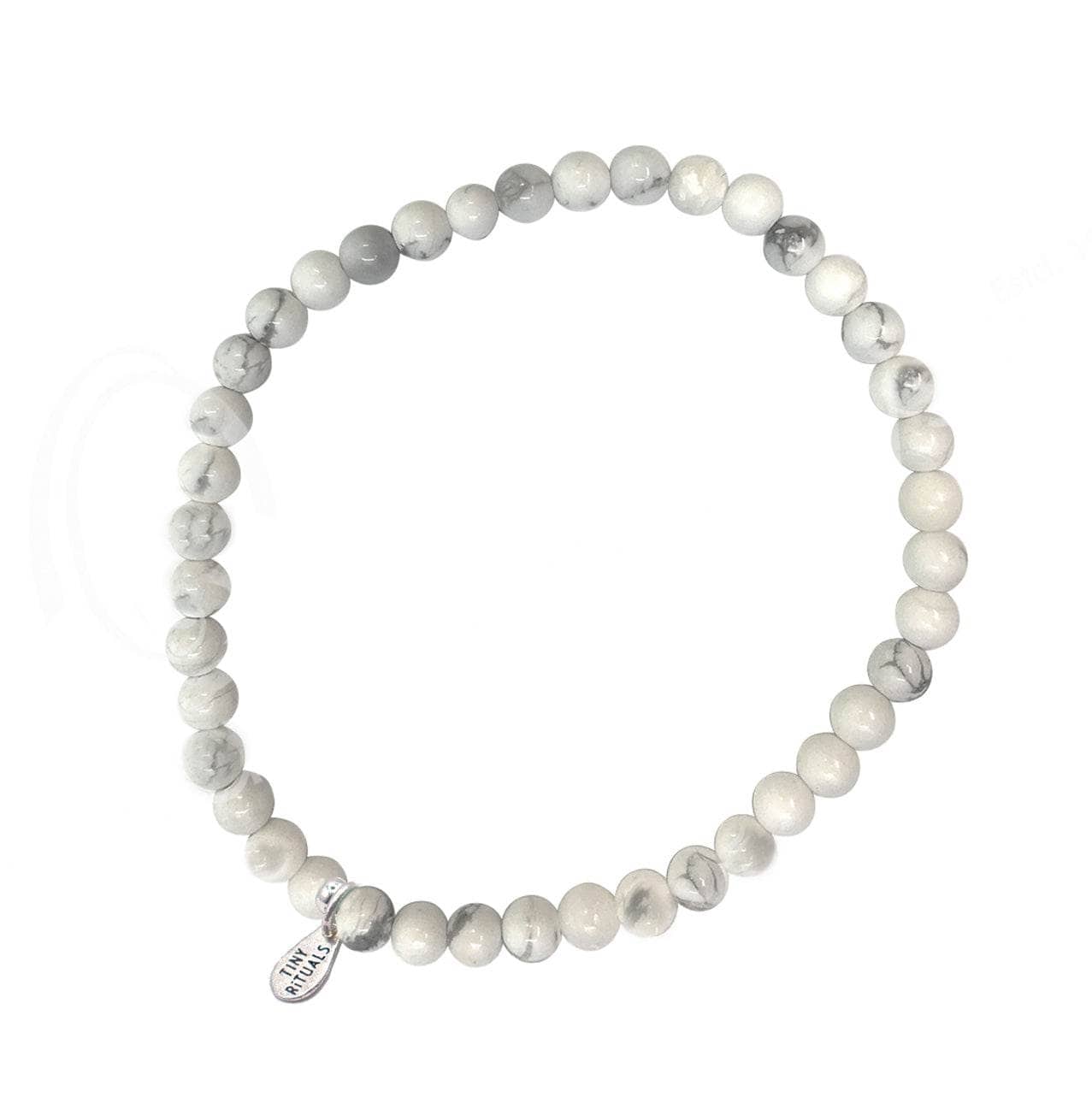 TR-MH01-HOW-6 Howlite Energy Bracelet - Image 1
