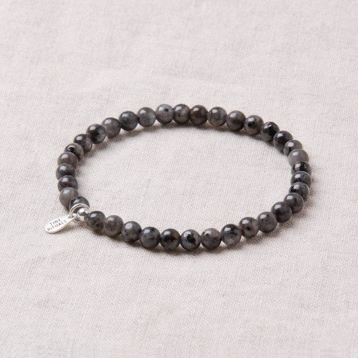 Larvikite Black Labradorite Energy Bracelet - Image 6