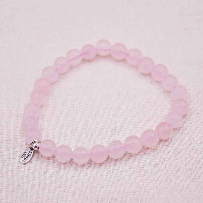 Madagascar Rose Quartz Energy Bracelet - 6mm - Image 3