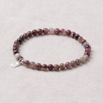 Natural Plum Blossom Tourmaline Energy Bracelet - Image 6