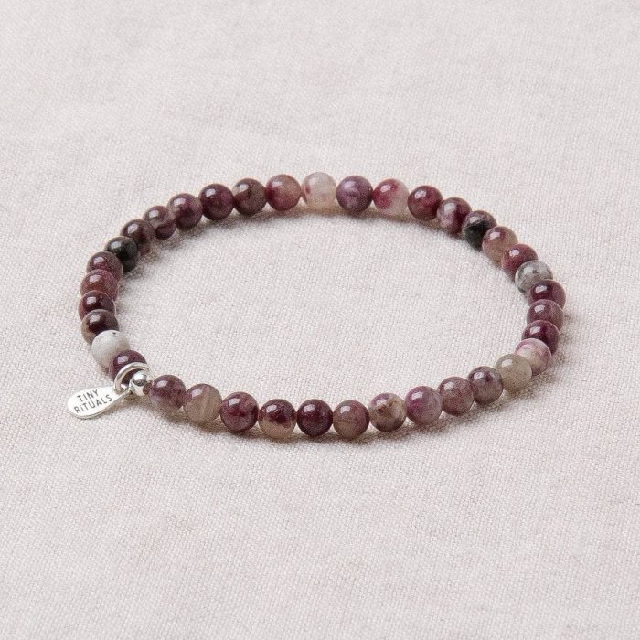 Natural Plum Blossom Tourmaline Energy Bracelet - Image 6