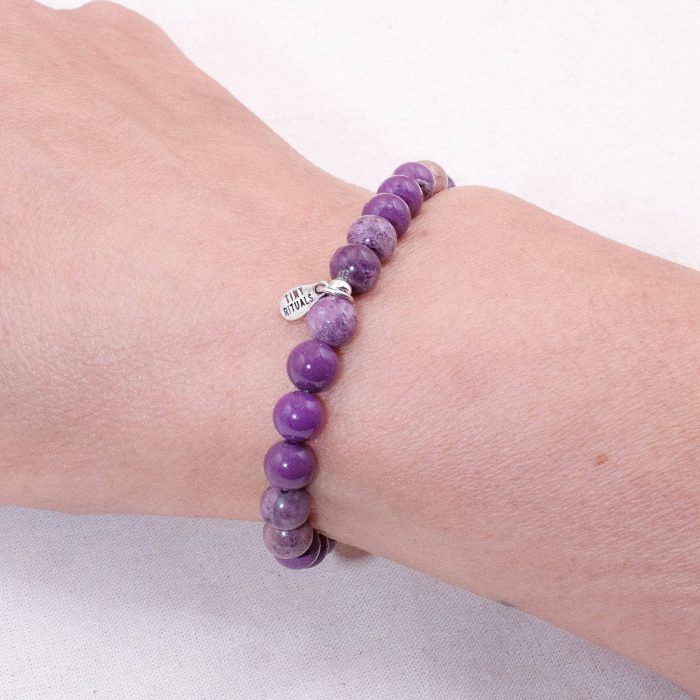 Rare Phosphosiderite Energy Bracelet - 6mm - Image 2