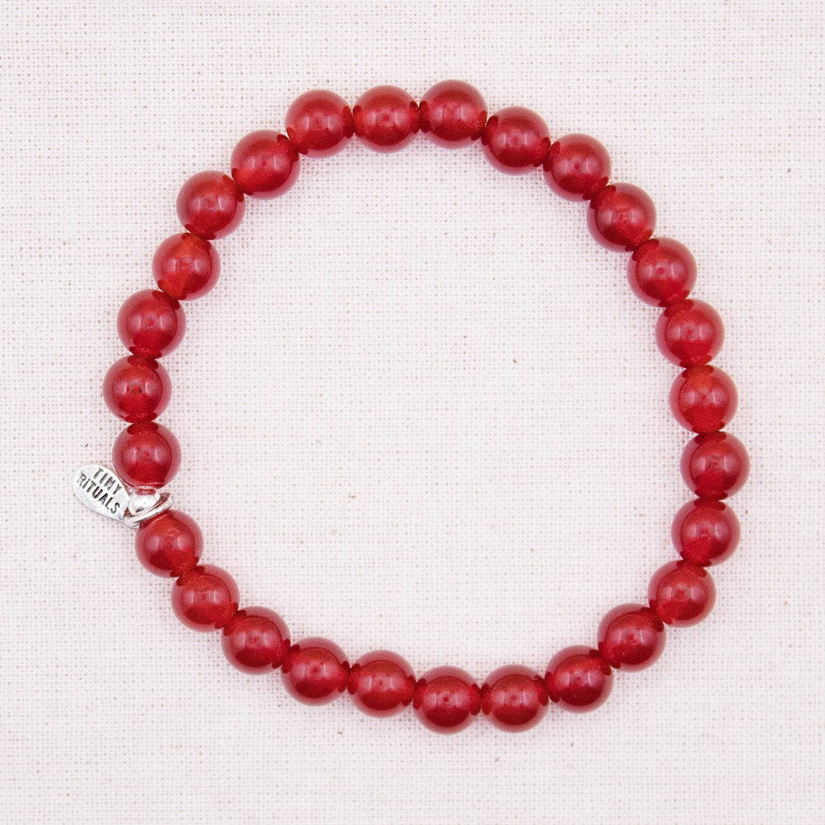 TR-MH01-RCAR6-S-1_d723e1aa-c580-4cb7-84a6-d38e7d36af76 Red Carnelian Energy Bracelet - 6mm - Image 2
