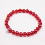 Red Carnelian Energy Bracelet - 6mm - Image 3