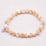 Trochus Sea Shell Energy Bracelet - 6mm - Image 3