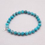 Rare Genuine Turquoise Energy Bracelet - 6mm - Image 4