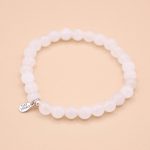 White Milky Jade Energy Bracelet - 6mm - Image 3