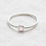 Rose Quartz Silver or Gold Ring - Image 6