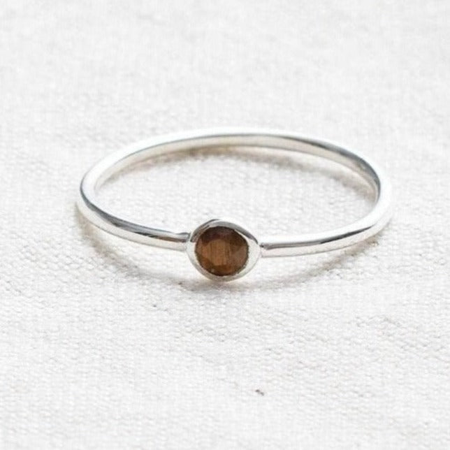 TR-NV-TGE-SIL-1 Tiger Eye Silver or Gold Ring - Image 2