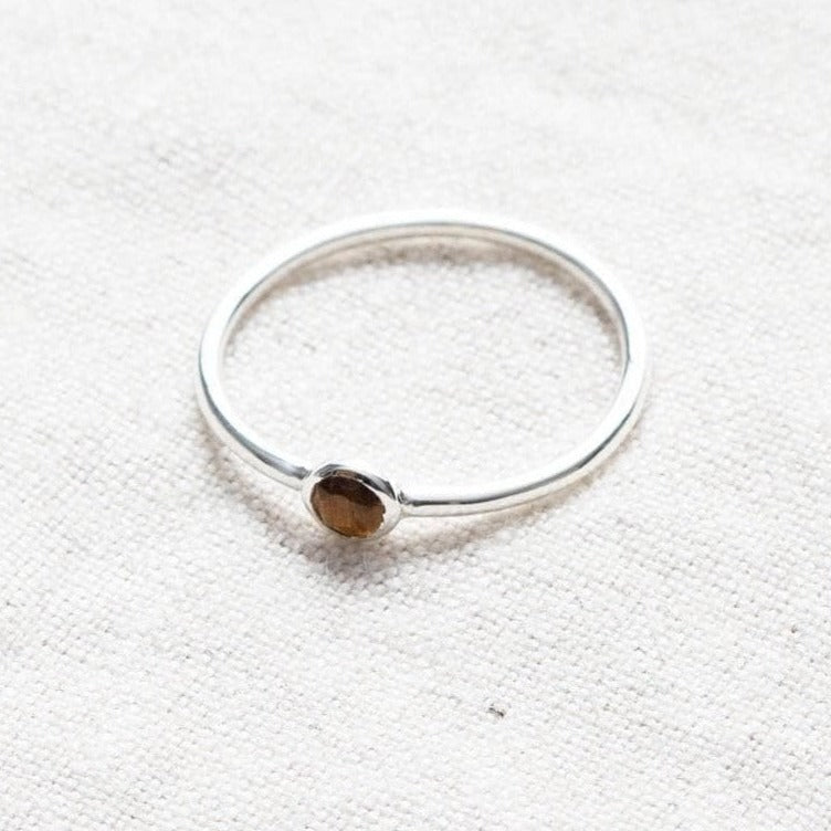 TR-NV-TGE-SIL Tiger Eye Silver or Gold Ring - Image 4