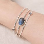 Labradorite Gold or Silver Bracelet - Image 6
