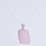 Rare Phosphosiderite Rectangle Pendant Necklace - Image 8