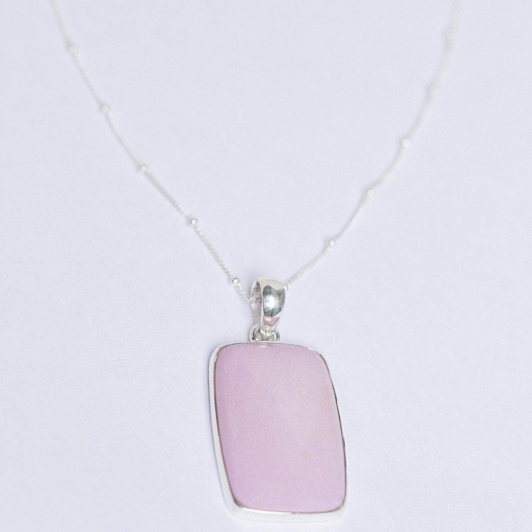 TR-PPD-1-62-RJ-2 Rare Phosphosiderite Rectangle Pendant Necklace - Image 8