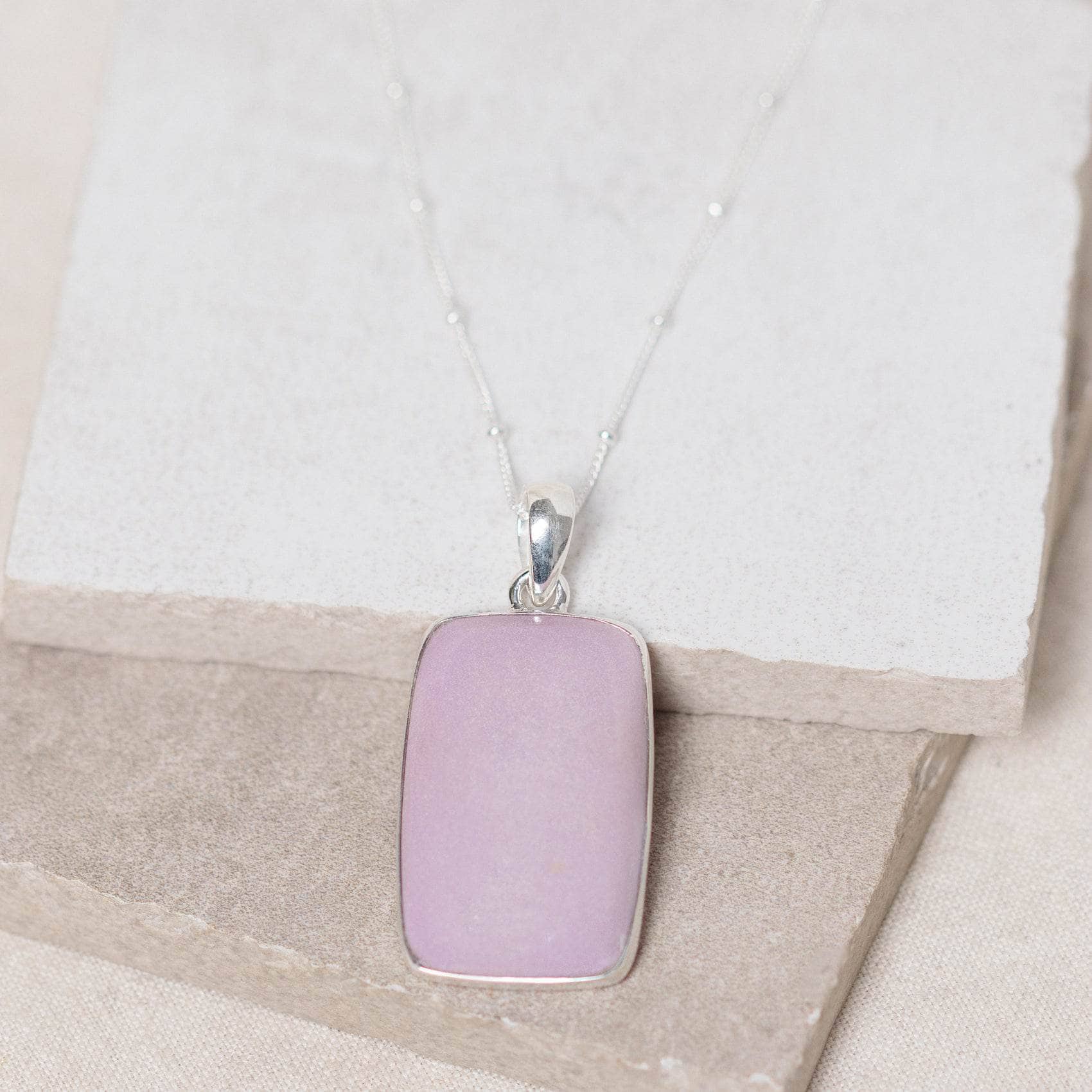 TR-PPD-1-62-RJ-3 Rare Phosphosiderite Rectangle Pendant Necklace - Image 6