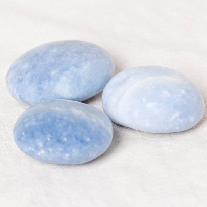 Blue Calcite Palm Stones - AAA Premium Quality - Image 16