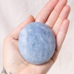 Blue Calcite Palm Stones - AAA Premium Quality - Image 13