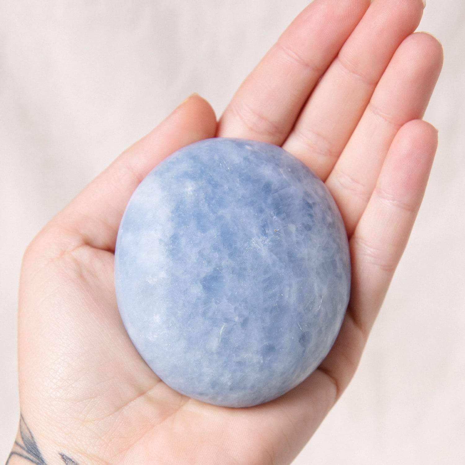 TR-PS-BCAL-MI-xl-5 Blue Calcite Palm Stones - AAA Premium Quality - Image 13