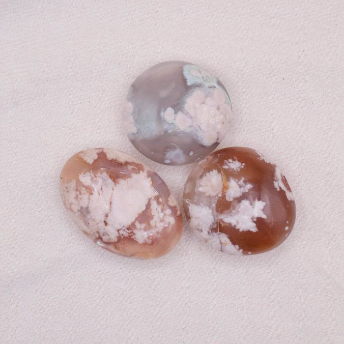 Natural Flower Agate Palm Stones - AAA Premium Quality - Image 7