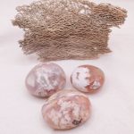 Natural Flower Agate Palm Stones - AAA Premium Quality