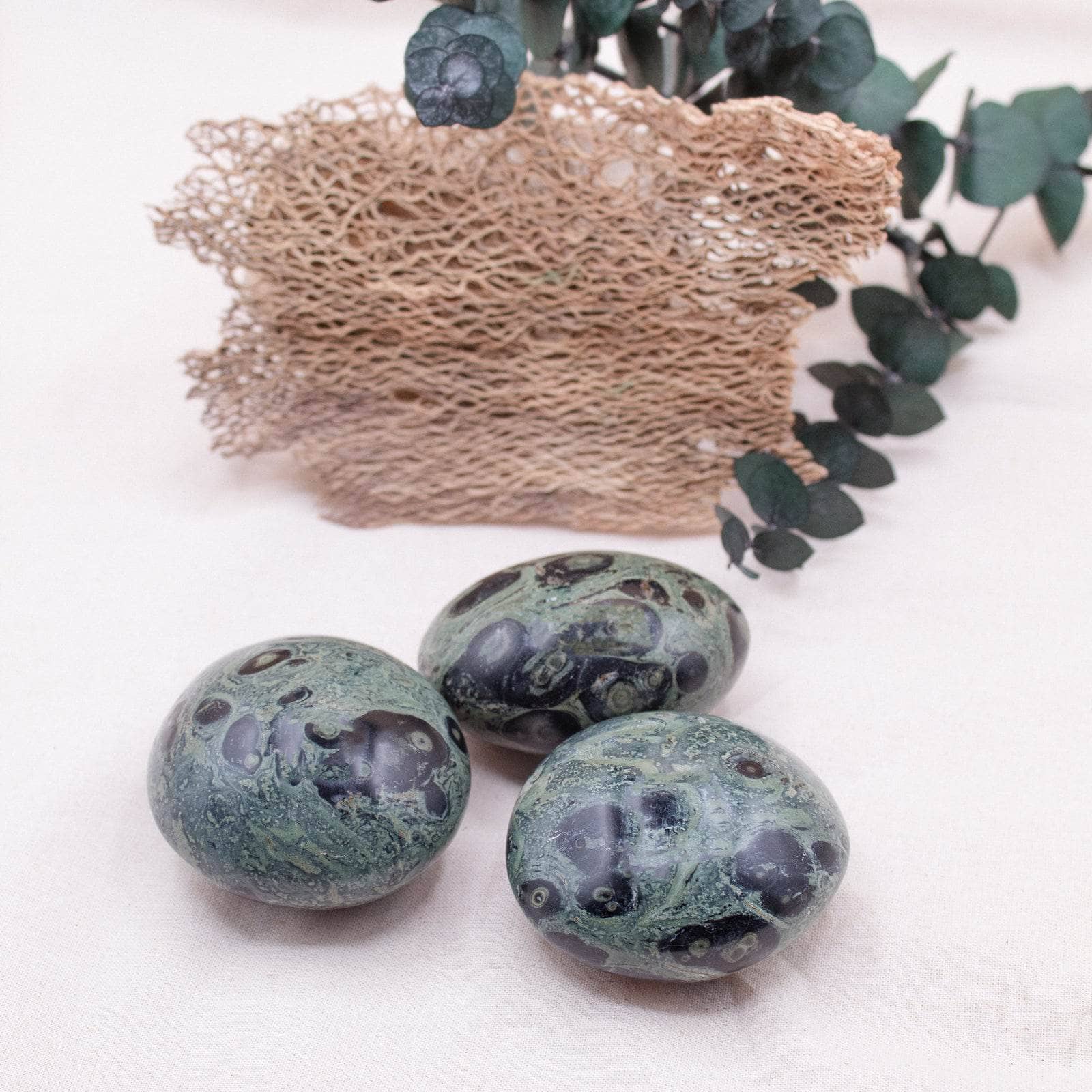 TR-PS-KJ-MI-L Kambaba Jasper Palm Stones - AAA Premium Quality - Image 8