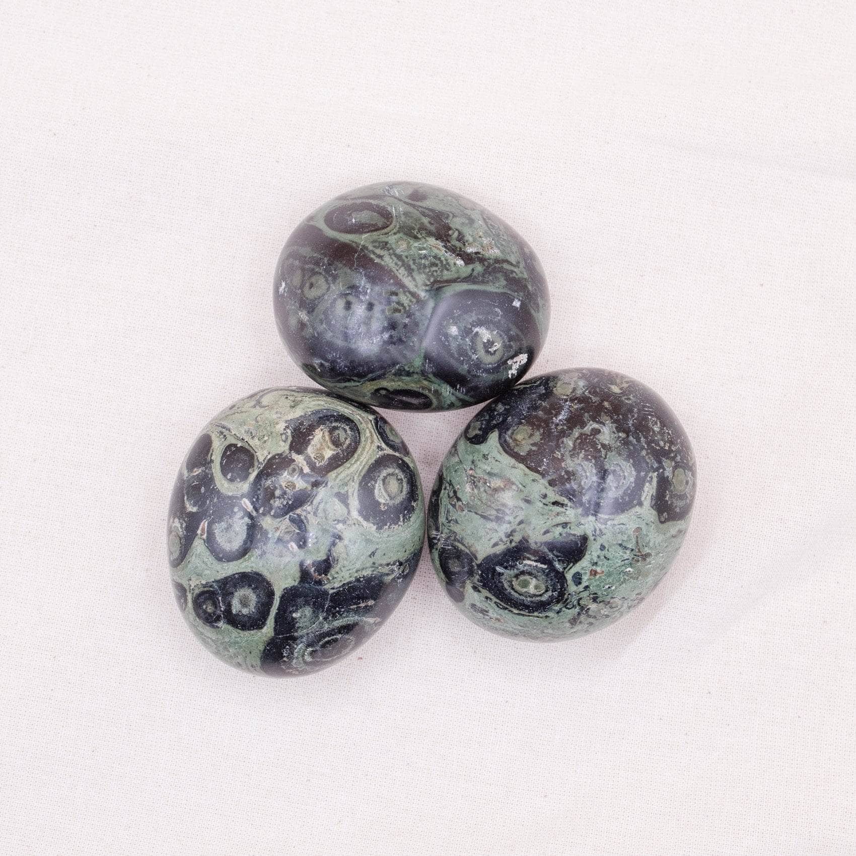 TR-PS-KJ-MI-M Kambaba Jasper Palm Stones - AAA Premium Quality - Image 7