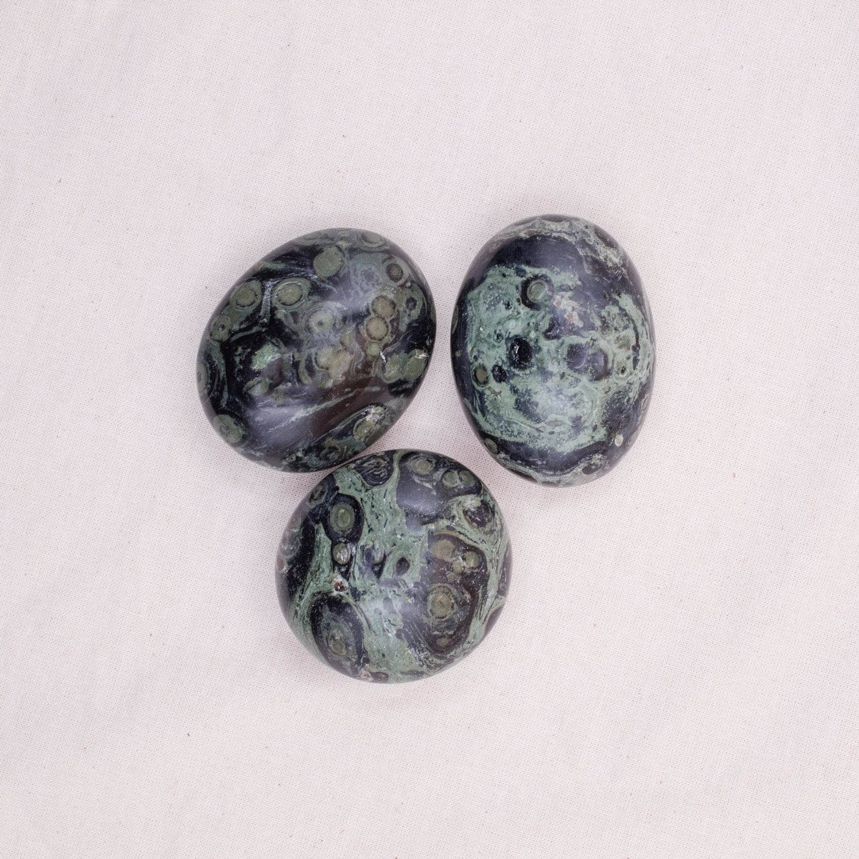TR-PS-KJ-MI-S-1 Kambaba Jasper Palm Stones - AAA Premium Quality - Image 3