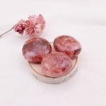 Red Hematoid Quartz Palm Stones - AAA Premium Quality