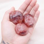 Red Hematoid Quartz Palm Stones - AAA Premium Quality - Image 2