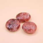 Red Hematoid Quartz Palm Stones - AAA Premium Quality - Image 4