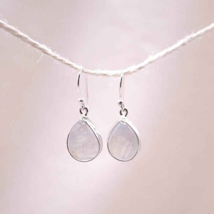 Moonstone Teardrop Earring - Image 3