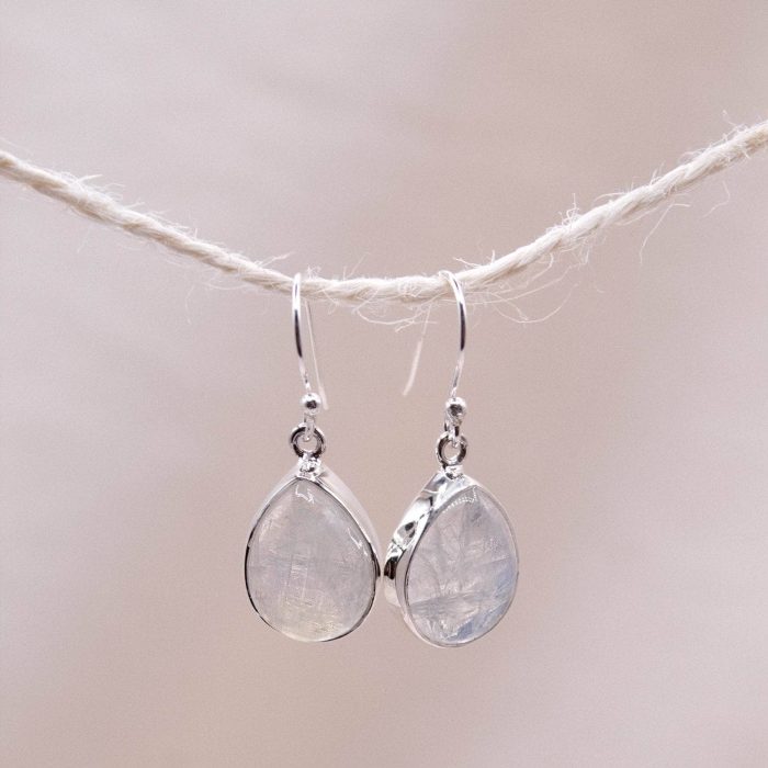 Moonstone Teardrop Earring - Image 5