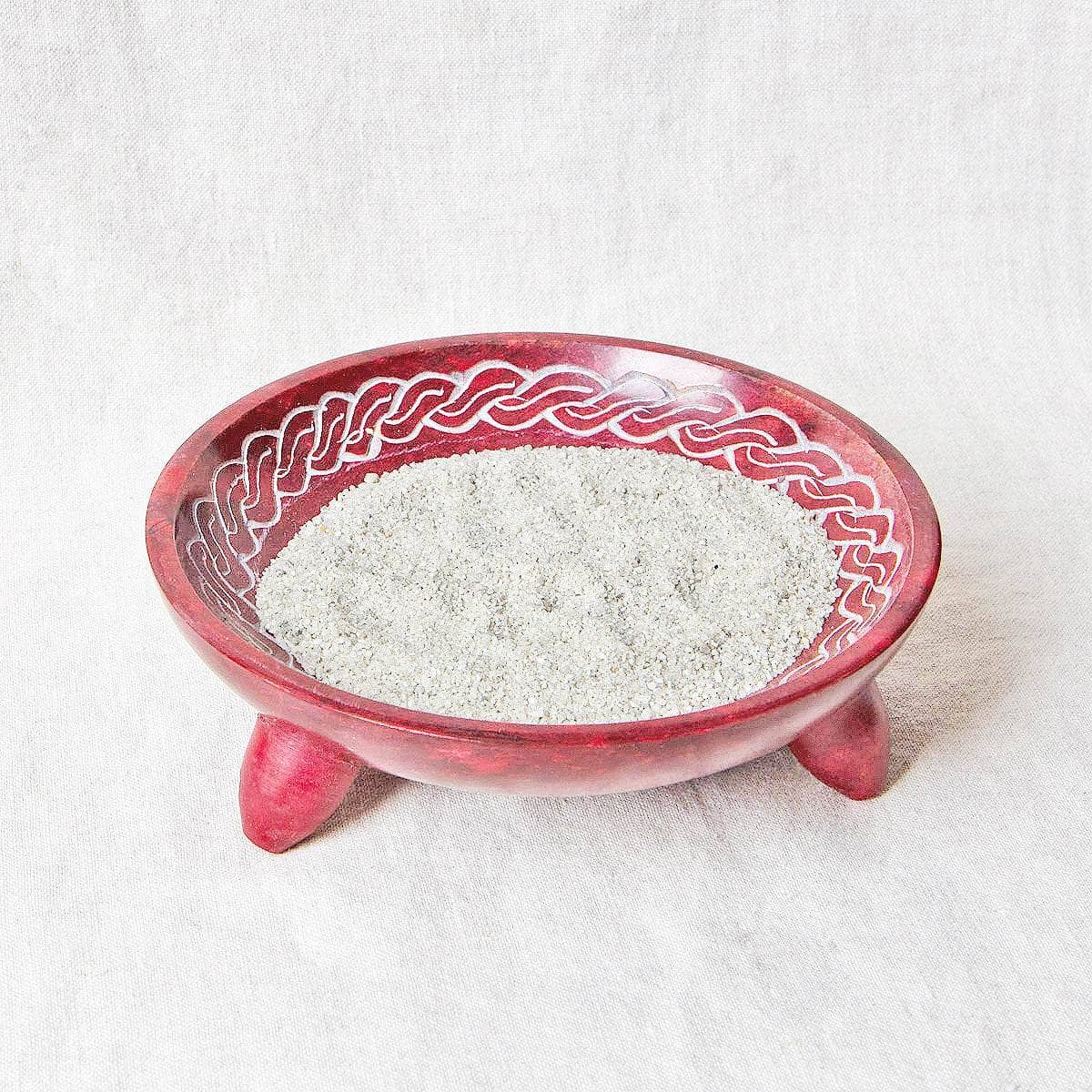 TR-SB58-RED-OM-3 Celtic Knot Smudge Bowl or Resin Burner Kit - Image 6