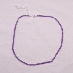 Amethyst Single or Double Strand Bead Necklace - Image 3