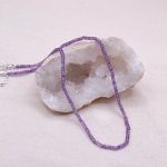 Amethyst Single or Double Strand Bead Necklace - Image 2
